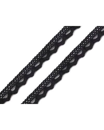 Dantelă bumbac croşetată, lățime 11 mm - 22.5 m | Mimib