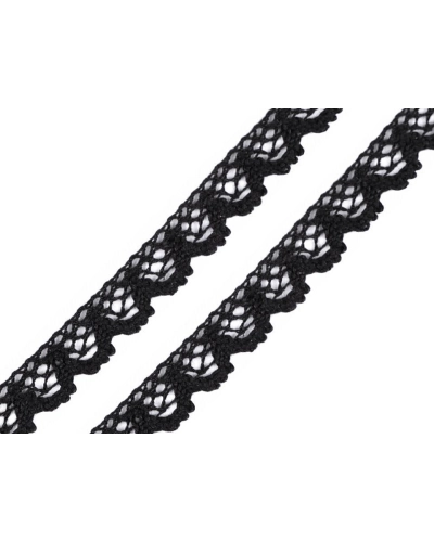 Dantelă bumbac croşetată, lățime 14 mm - 22.5 m | Mimib
