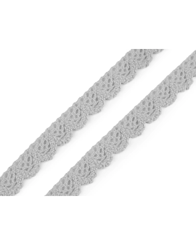 Dantelă bumbac croşetată, lățime 14 mm - 22.5 m | Mimib