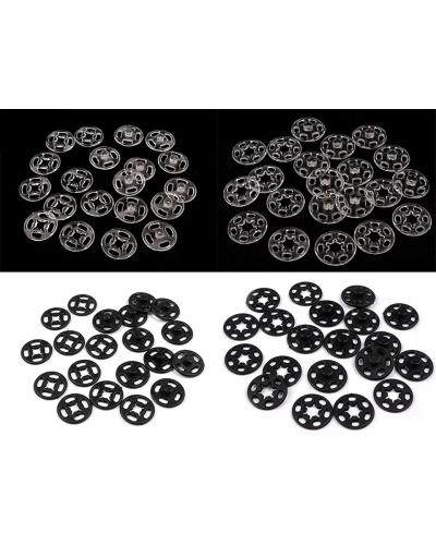 Capse de cusut din plastic, Ø13 mm, Ø15 mm - 10 pereche | Mimib