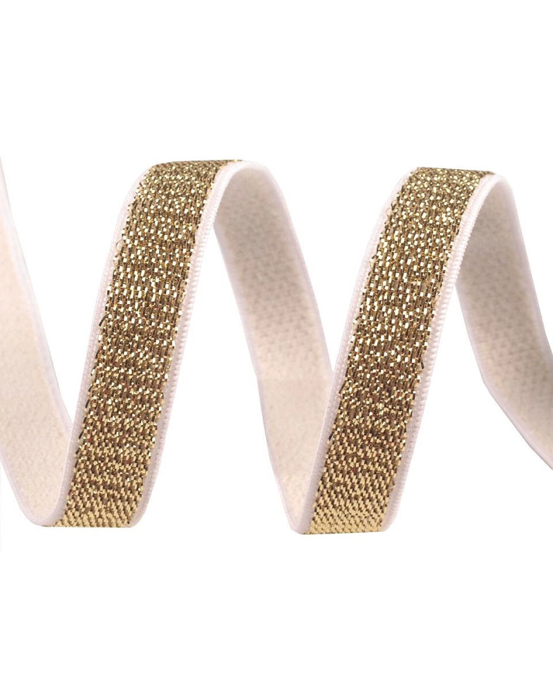 Elastic bretele sutien cu lurex, lățime 10 mm - 12.5 m | Mimib