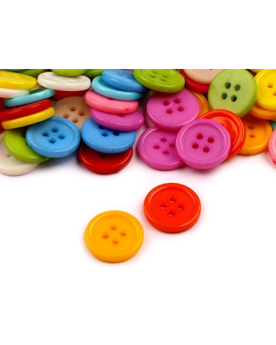 Nasturi plastic, mix de culori, mărimea 24" - 100 buc.