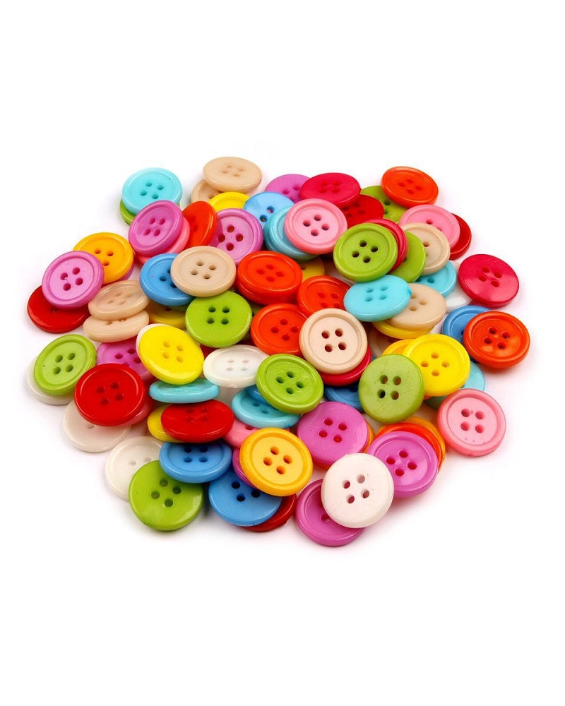 Nasturi plastic, mix de culori, mărimea 24" - 100 buc. | Mimib