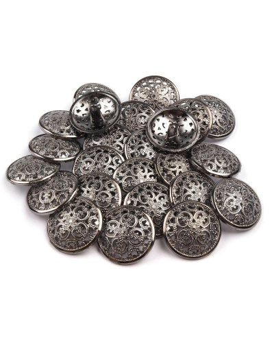 Nasturi metalici filigran, mărimea 40" - 5 buc.