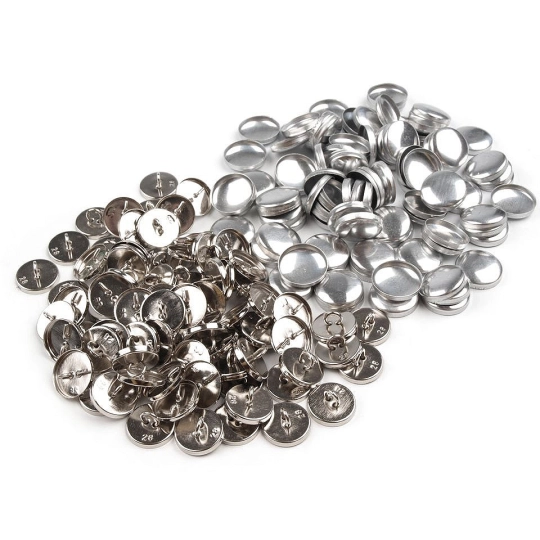 Nasturi de îmbrăcat metalici, 28" - 100 pereche | Mimib