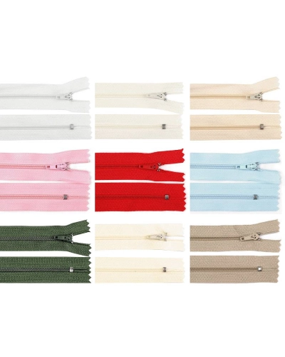 Špirálový zips No 3 dĺžka 40 cm pinlock - 1 ks | Mimib