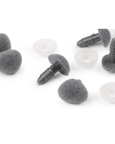 Ňufák zamatový s poistkou 11x14 mm - 10 sada | Mimib