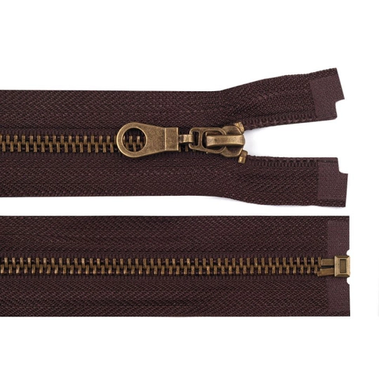 Staromosadzný zips No 5 dĺžka 65 cm bundový - 1 ks | Mimib