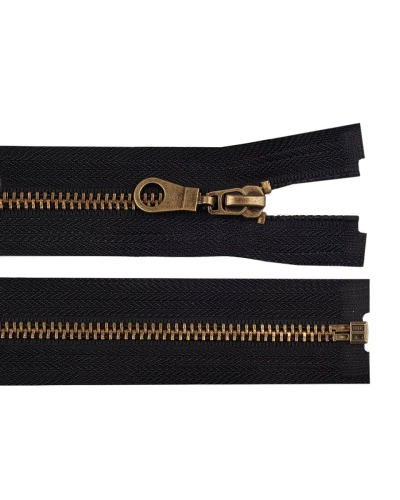 Staromosadzný zips No 5 dĺžka 85 cm bundový - 1 ks