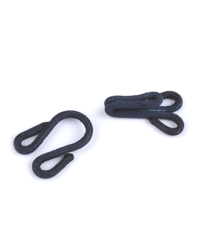 Háčik s očkom - potiahnuté, veľkosť 20+20 mm - 5 pár | Mimib