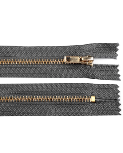 Kovový zips No 4 dĺžka 16 cm nohavicový - 1 ks | Mimib