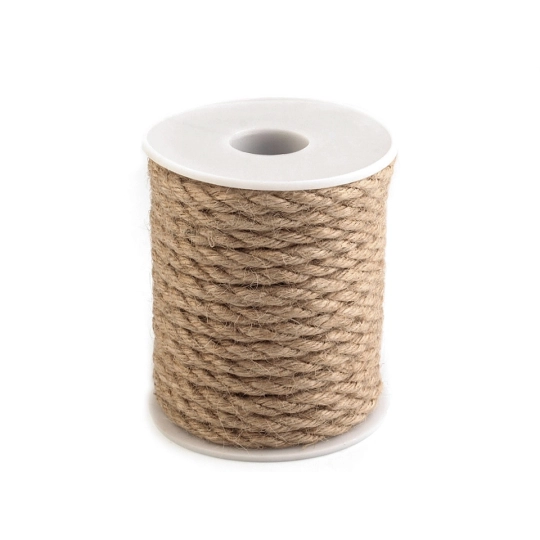 Jutová šnúra Ø6 mm krútená - 10 m | Mimib
