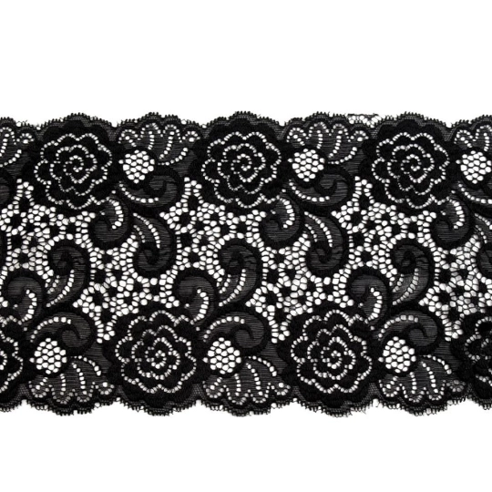 Elastická čipka / vsádka / behúň šírka 15 cm - 1 m | Mimib
