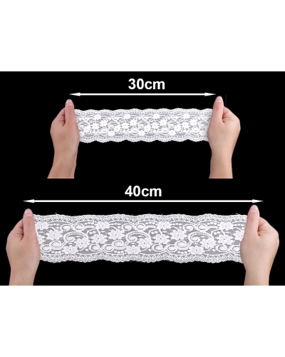 Elastická čipka  /  vsadka šírka 10 cm - 13.5 m | Mimib