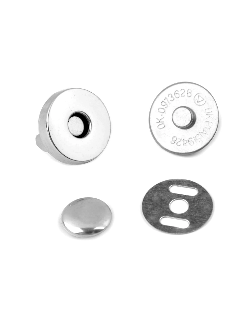 Închizatori / Capse magnetice cu nit, Ø18 mm - 5 set | Mimib