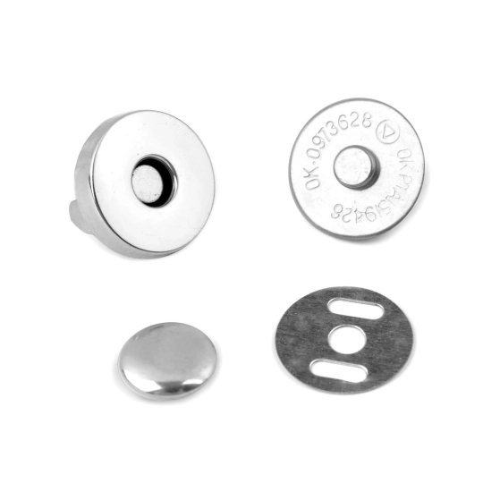 Închizatori / Capse magnetice cu nit, Ø18 mm - 5 set | Mimib