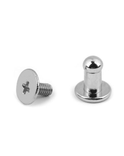Butoni cu șurub pentru pielarie, Ø4 mm - 5 pereche | Mimib