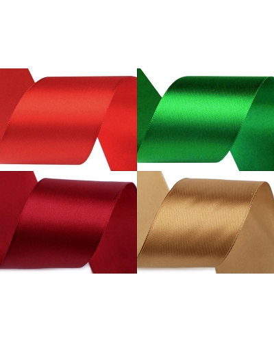 Panglică satin, lățime 50 mm, 3 m/buc - 3 m | Mimib