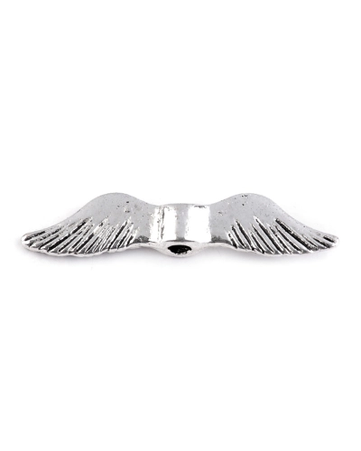 Distanțier bijuterii, model aripi, 5x24 mm - 10 buc. | Mimib