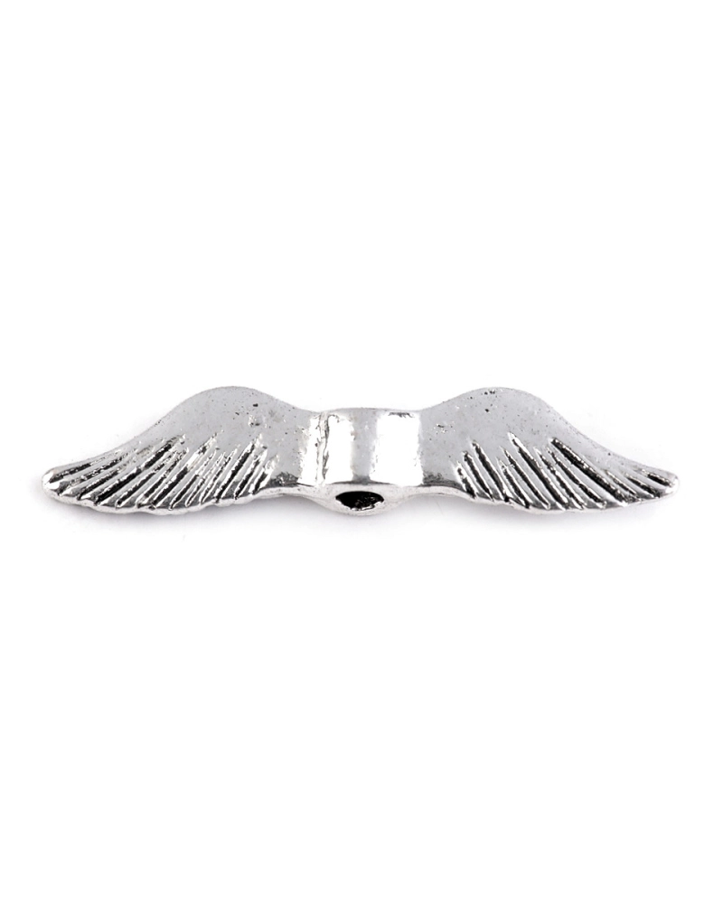 Distanțier bijuterii, model aripi, 5x24 mm - 10 buc. | Mimib