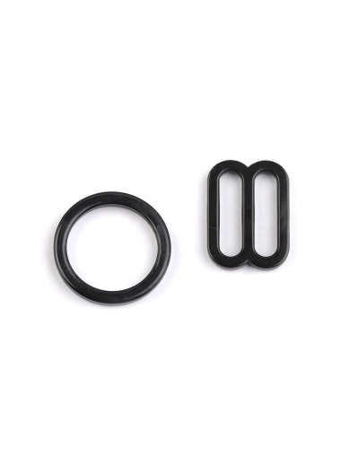 Inele și reglori sutien, lățime 12 mm - 20 buc. | Mimib