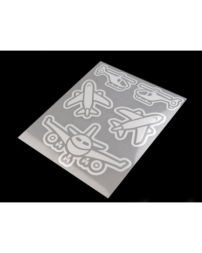 Aplicații termoadezive reflectorizante, diverse modele - 1 pungă | Mimib