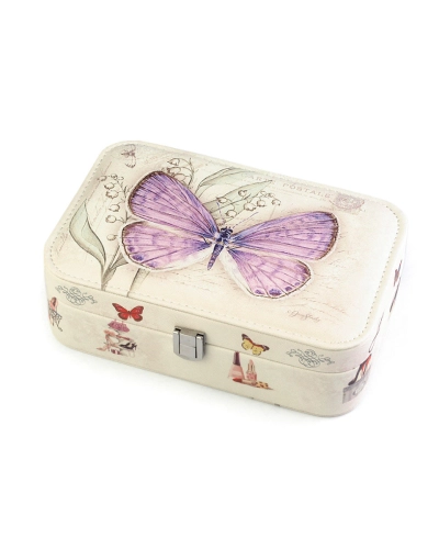 Cutie bijuterii, imprimeu fluture - 1 buc. | Mimib