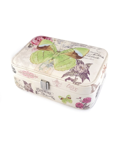 Cutie bijuterii, imprimeu fluture - 1 buc. | Mimib