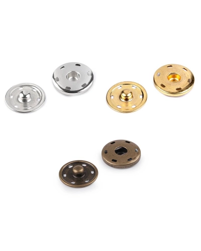 Capse metalice de cusut, Ø30 mm - 5 pereche | Mimib