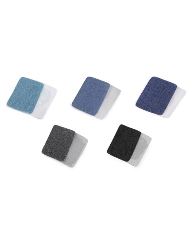 Petice termoadezive Jeans, 5,3x7,9 cm - 2 buc. | Mimib
