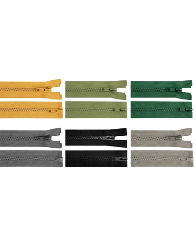 Fermoar plastic detașabil, No 5 două cursoare, lungime 100 cm - 1 buc. | Mimib