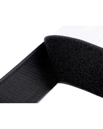 Bandă arici autoadezivă, complet (puf + scai), 80 mm - 1 m | Mimib