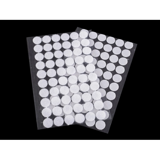 Buline arici autoadezive, complet (puf + scai), Ø15 mm - 1 card | Mimib