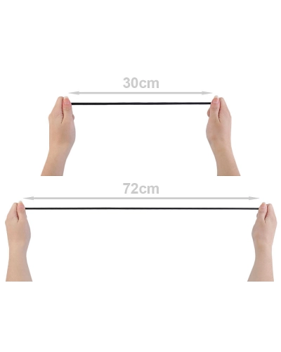 Elastic bretele sutien cu umplutură, 5 mm - 1 m | Mimib