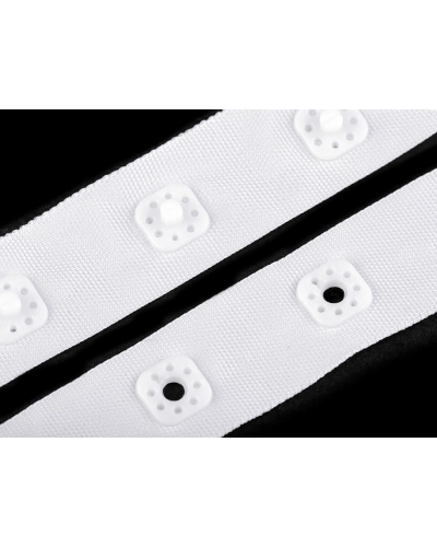 Bandă cu capse pentru confecții textile /  body, lățime 17 mm - 1 m | Mimib