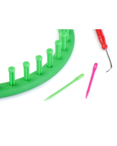 Gherghef pentru tricotat circular, set 4 piese, Ø24 cm - 1 set | Mimib