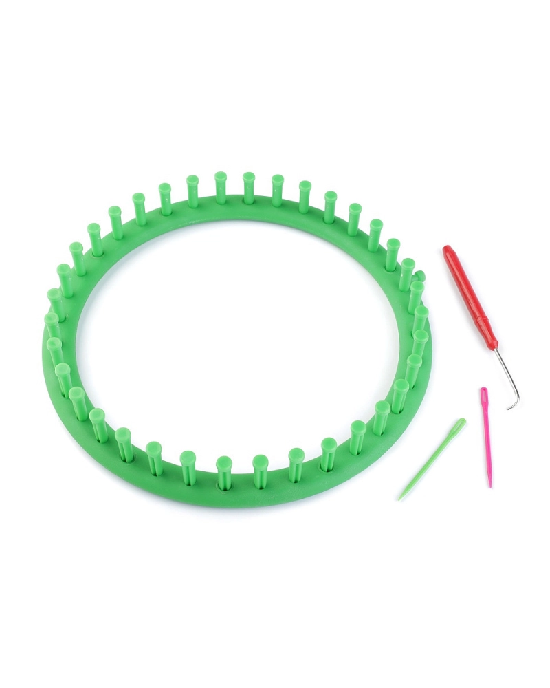 Gherghef pentru tricotat circular, set 4 piese, Ø24 cm - 1 set | Mimib