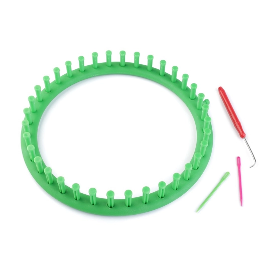Gherghef pentru tricotat circular, set 4 piese, Ø24 cm - 1 set | Mimib