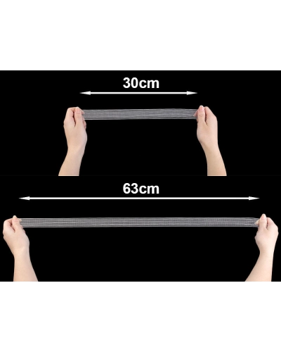 Bandă elastică pentru confecții, lățime 24 mm - 5 m | Mimib