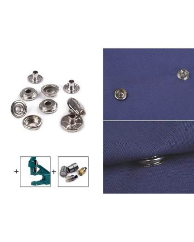 Capse metalice O-SPRING (AM6), Ø15 mm - vrac - 10 set | Mimib