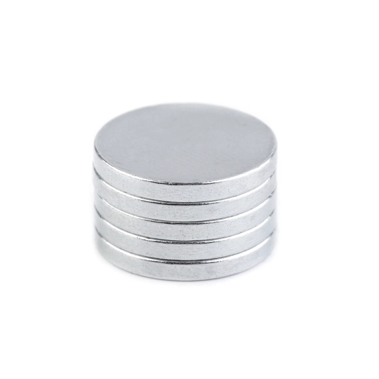 Magnet rotund, Ø15 mm - 10 buc. | Mimib