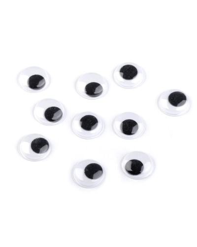 Ochi mobili autoadezivi, Ø18 mm - 50 buc. | Mimib