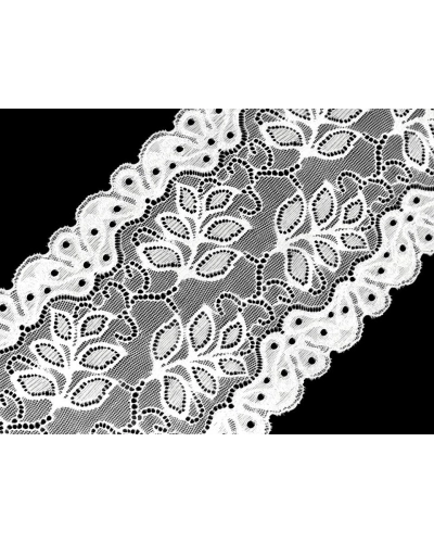 Elastická čipka / vsádka / behúň šírka 16 cm - 1 m