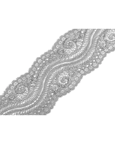 Elastická čipka / vsádka šírka  65 mm - 1 m