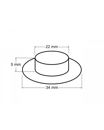 Ocheți metalici, Ø22 mm | Mimib