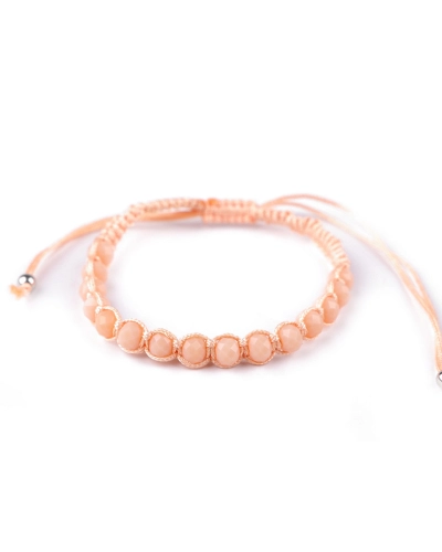 Náramok shamballa s brúsenými korálikmi - 1 ks | Mimib