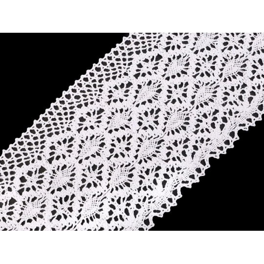 Bavlnená čipka paličkovaná šírka 14 cm - 1 m | Mimib