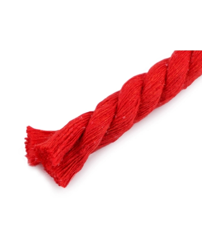 Bavlnená šnúra krútená Ø12 mm, návin 10 m, macrame - 10 m | Mimib
