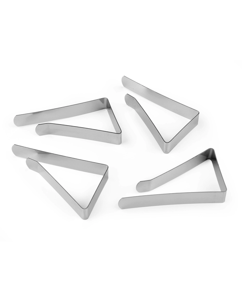 Clips metalic fata de masa  4 buc - 1 card | Mimib