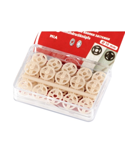 Capse de cusut din plastic, Ø7 mm - Ø15 mm - 1 blister | Mimib